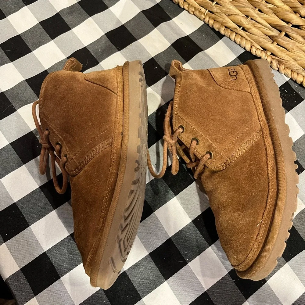 UGG Classic Tan Suede Boots - Picture 2 of 14